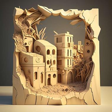 3D model Homs in Syria (STL)